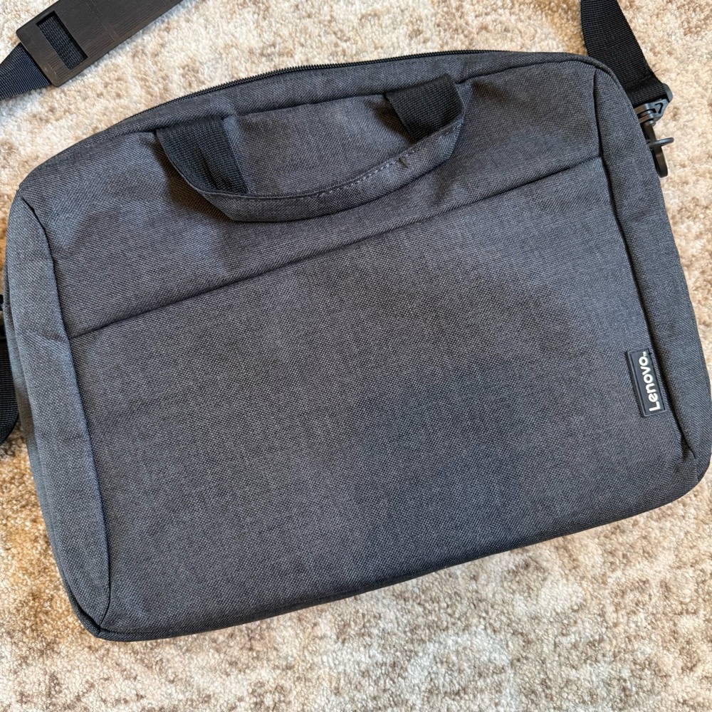 Lenovo Laptop Bag T210 Messenger Shoulder Bag for Laptop or Tablet Pockets 15.6”